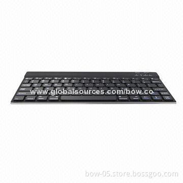 Ultra-thin Featured Bluetooth Keyboard for Google's Android/Microsoft's Windows/iOS/Aluminum Cover